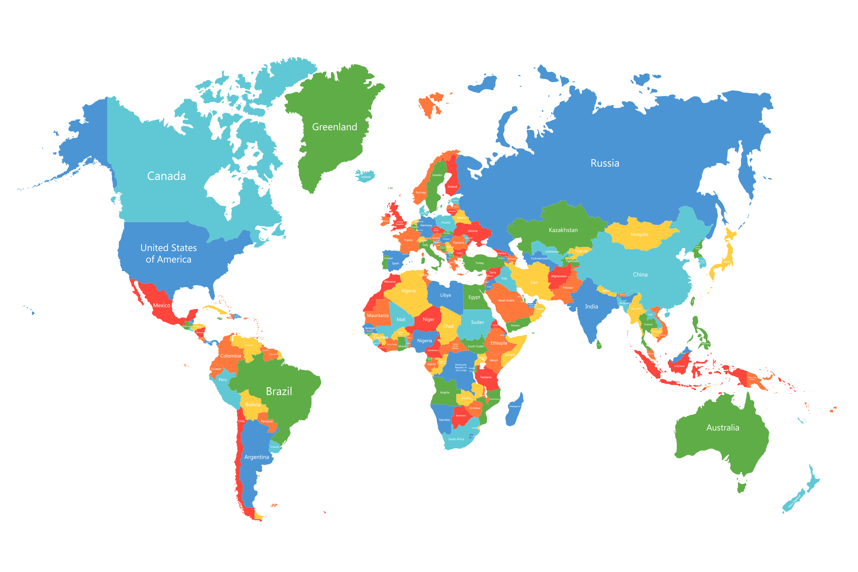 World Map - Global Presence